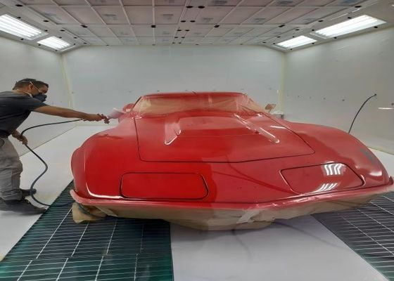 High-Performance Automated Robotic Paint Finishing System & Down-Draft Spray Booth for Automotive OEMs and Body Shops