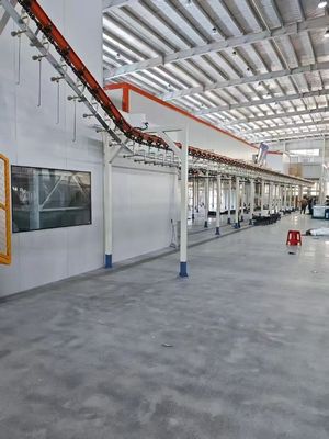 Automated Finish Line Powder Coating Paint Lines Precision Roller Clear Coat Spray Paint Line