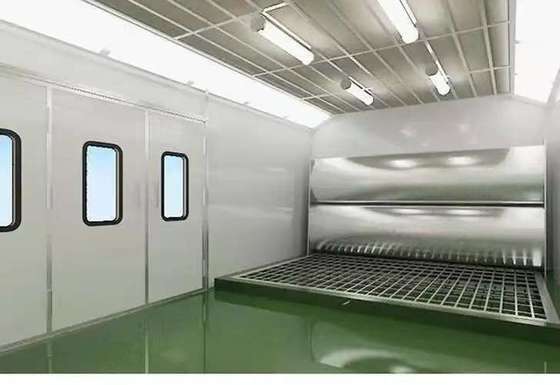 304 Stainless Steel Water Curtain Spray Painting Booth with Dual Filtration System