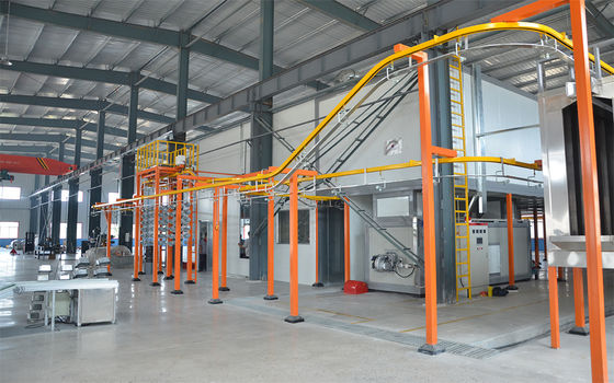 Excellent coating quality, seamless operation process, professional floor rail coating line