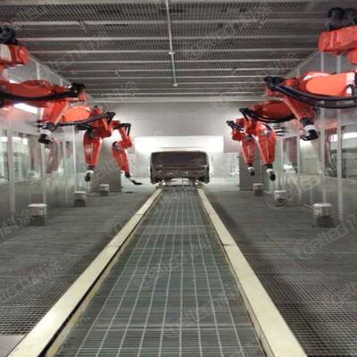 Optimize Coating Processes With Floor Rail Coating Line For Auto Parts