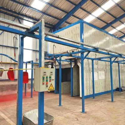 2026 Overhead Conveyor Paint Line Automated Powder Coating Line For Lightweight Items