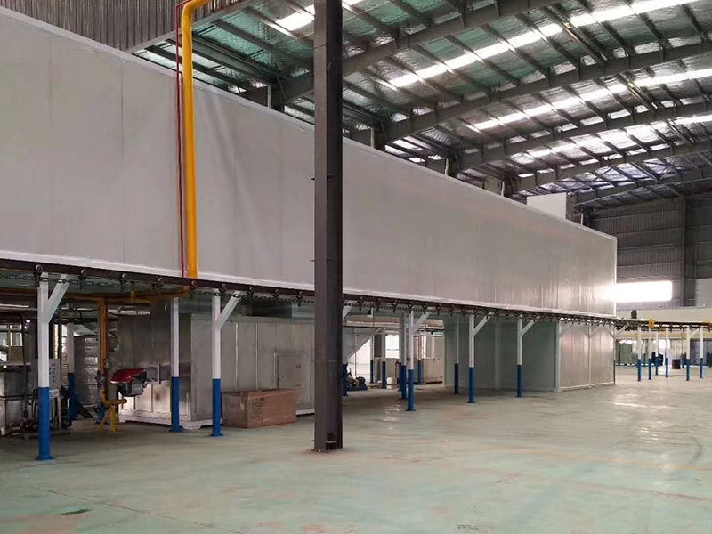 High-performance Floor rail coating line, widely used in various products