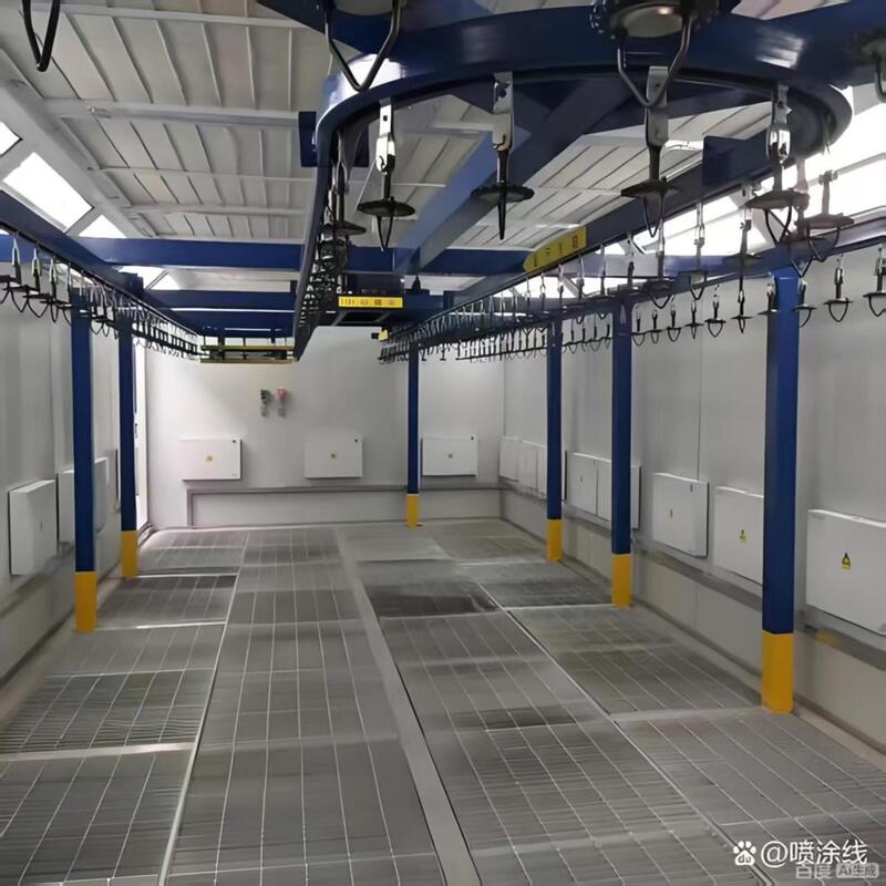 High-Temperature Natural Gas Heating Paint Curing Oven Spray Booth for Car Repair and Refinishing
