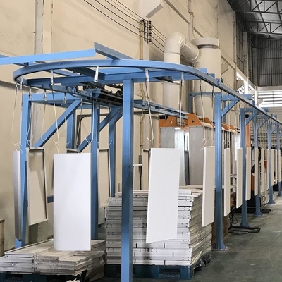 Solución de revestimiento del sistema de transporte aéreo industrial para productos de gran tamaño