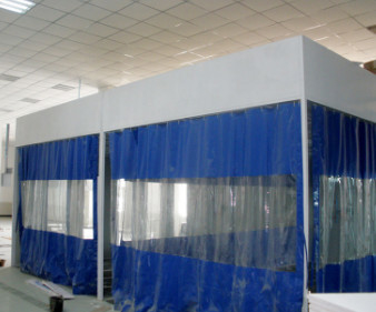 Estación avanzada de preparación de pintura a gas con sistema de filtración doble y control de pantalla táctil PLC