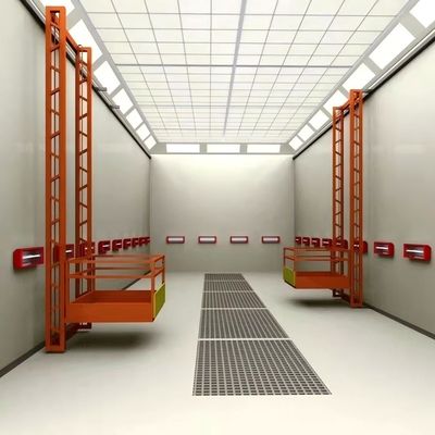 Elevador de alta eficiencia para pintura y horneado en un solo sistema