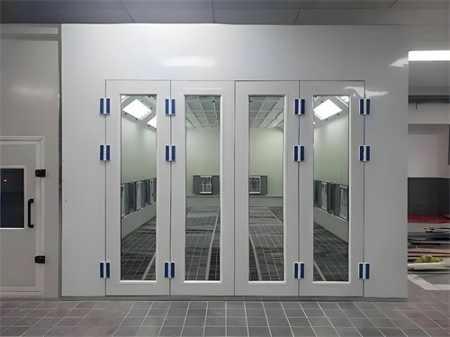 Control de pantalla táctil PLC Smart Booth de rociado de pintura de temperatura constante para reparación de carrocería automática