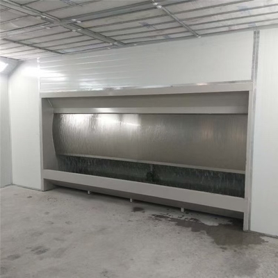 Protección del medio ambiente Cabina de rociado de cortinas de agua Equipo de depuración de niebla de pintura Caseta de cortinas de agua ciclón