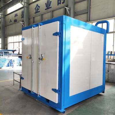 Instalación de curado personalizado de alta temperatura con horno de horneado de gas natural para cabina de pintura industrial