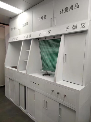 Sala de mezcla de pintura para taller automotriz fabricada en China para mezcla/almacenamiento de pintura