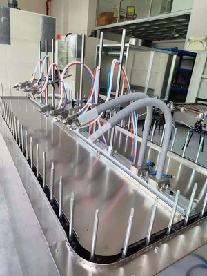 Máquina de recubrimiento automática de tecnología avanzada no adhesiva última línea de pintura de pulverización