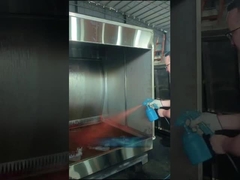 FEW-10 Gabinete de cortina de agua ambiental para cabina de pintura por pulverización tipo cascada, pequeño