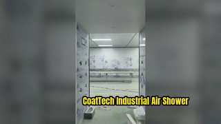 Control de contaminación de túneles de ducha de aire industriales de alto rendimiento CoatTech para entornos críticos