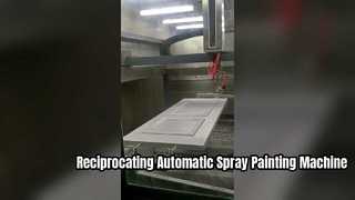 Máquina automática de pintura en aerosol alternativa para puertas de gabinetes y paneles de madera
