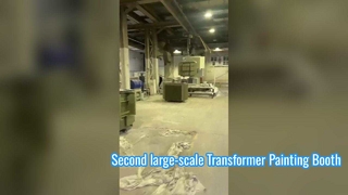 Cabina de pintura de inundación de transformador Proyecto 2 de Arabia Saudita
